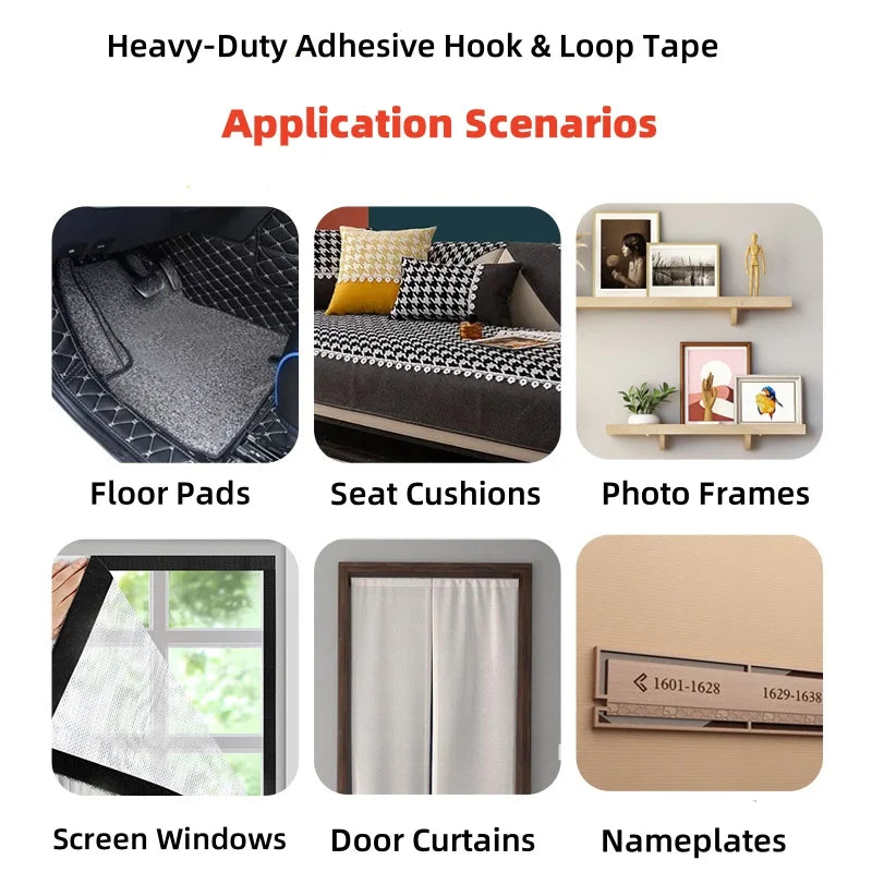 3M Authorized Hook and Loop Tape Heavy Duty Self Adhesive Dual Sided Fastener