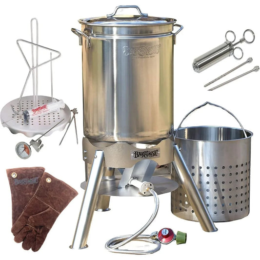 Enterprises Turkey Deep Fryer Stainless Steel Kit Set
