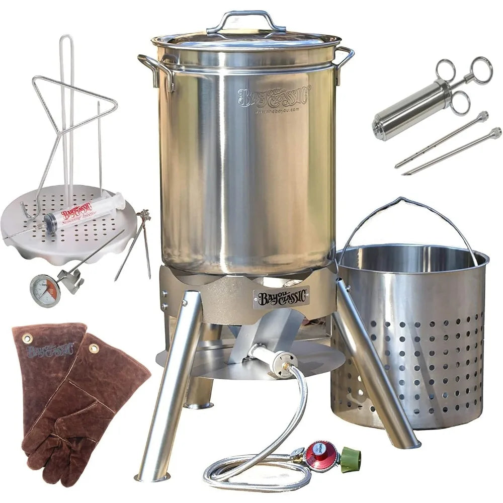 Hign-concerned Turkey Deep Fryer Kit for Huge Turkeys