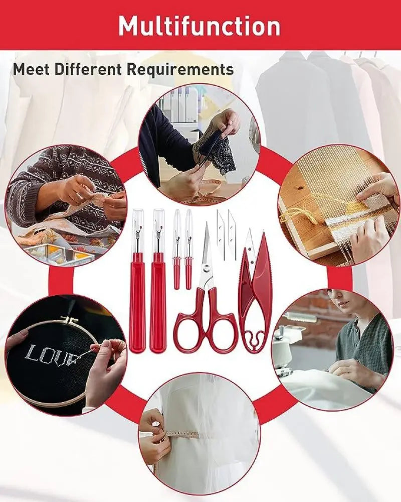 Sewing Seam Ripper Tool Set Stitch Remover Thread Cutter Embroidery