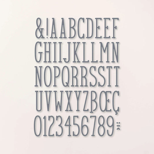 Hign-concerned Alphabet and Number Cutting Dies for Card Making