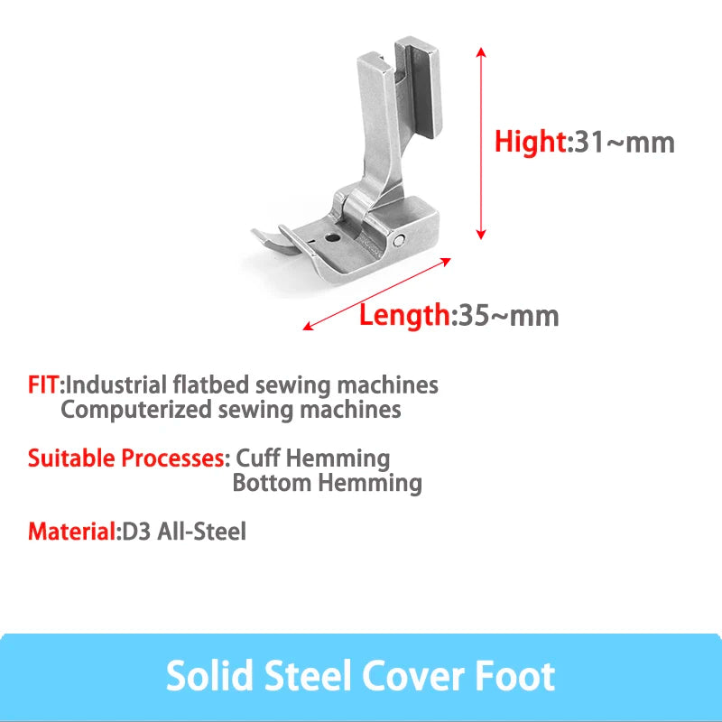 High-Concerned Blind Hem Presser Foot SP-733 Roller Hemmer