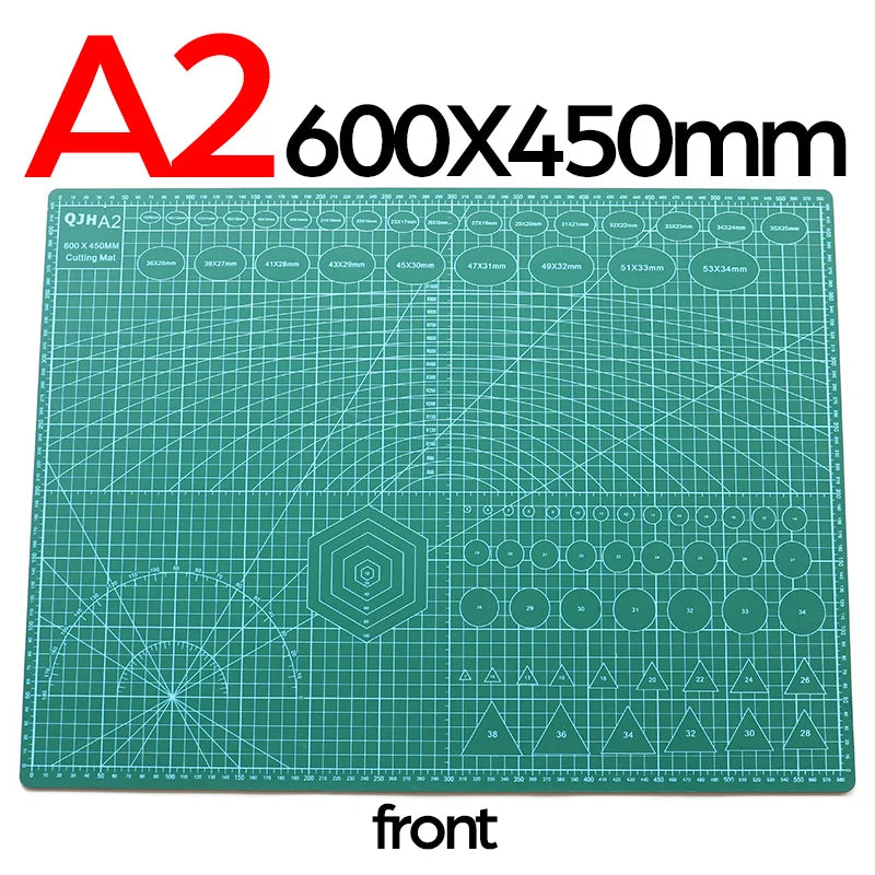QJHH PVC Self-Healing Cutting Mat For DIY Leather Craft